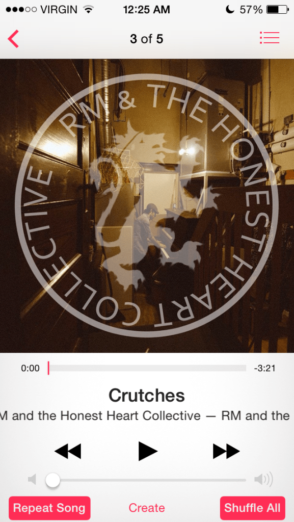 One of my favourite songs from RM & the Honest Heart Collective