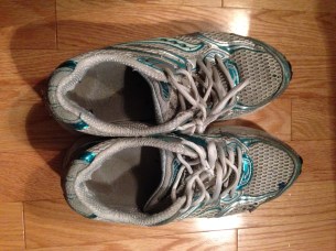 My shoes for the Army Run on Sept. 20, 2015.